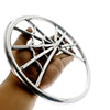 Shibari Spider Web Ring Stainless Steel