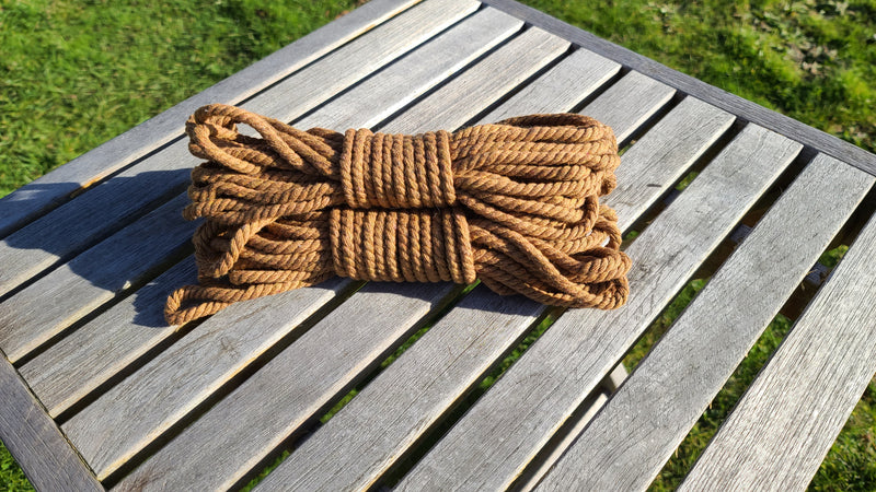 Thinner tan cotton shibari rope – Ropeboundkitten