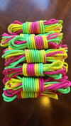 Red/yellow/green cotton 3ply rope