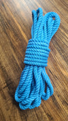 Teal cotton 3ply rope