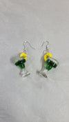 Glass margarita earring sets