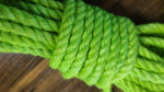Uv reactive Green Dyed Jute Rope