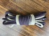 Black/white cotton 3ply rope
