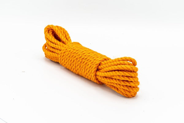 Orange Dyed Jute Rope