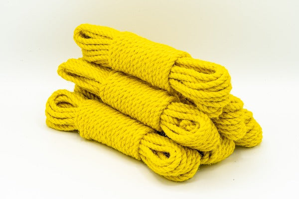 Yellow Dyed Jute Rope