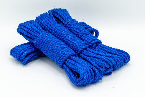 Blue Dyed Jute Rope – Ropeboundkitten