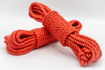 Cherry Red Dyed Jute Rope