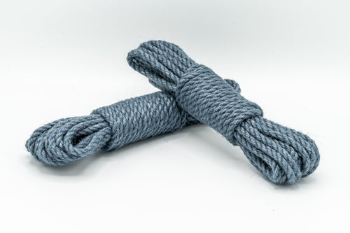 Silver Gray Dyed Jute Rope