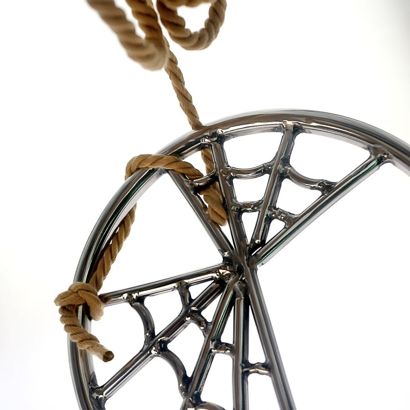 Shibari Spider Web Ring Stainless Steel