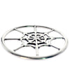 Shibari Center Spider Web Ring Stainless Steel